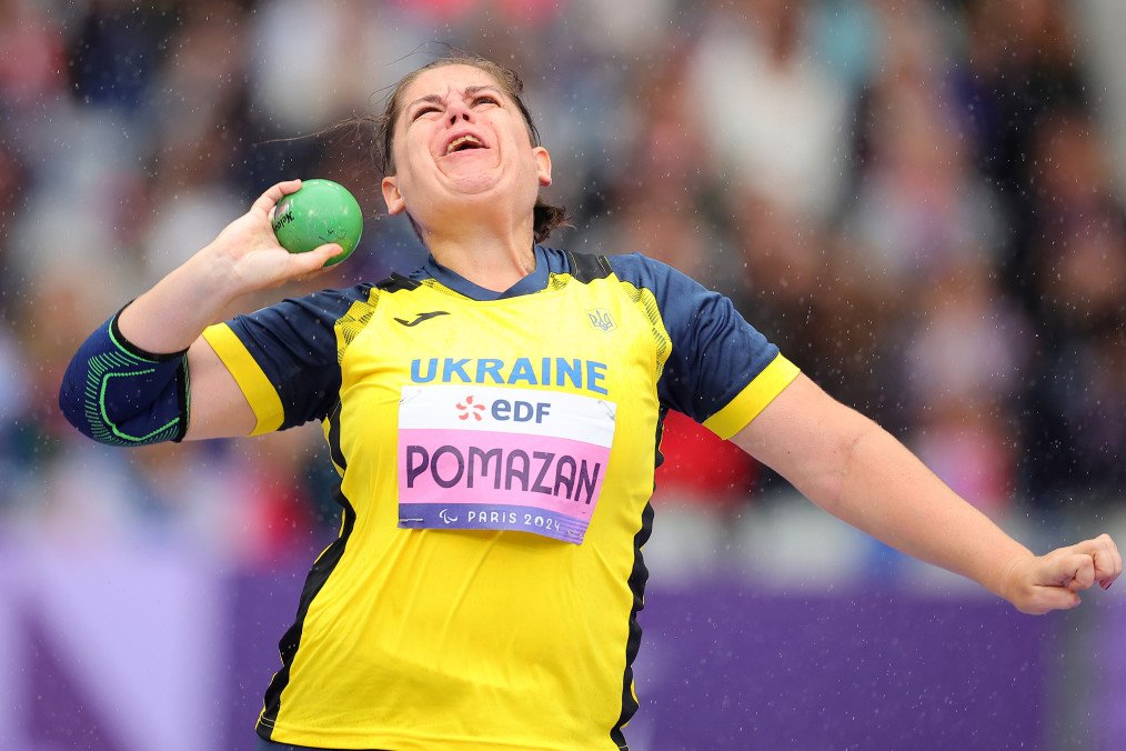 Ukraine’s Mariia Pomazan Wins Shot Put Gold at Paralympics 2024