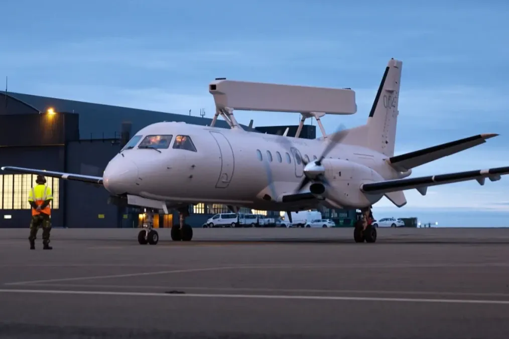 Swedish ASC 890 airborne early warning aircraft. (Source: NATO Allied Air Command)