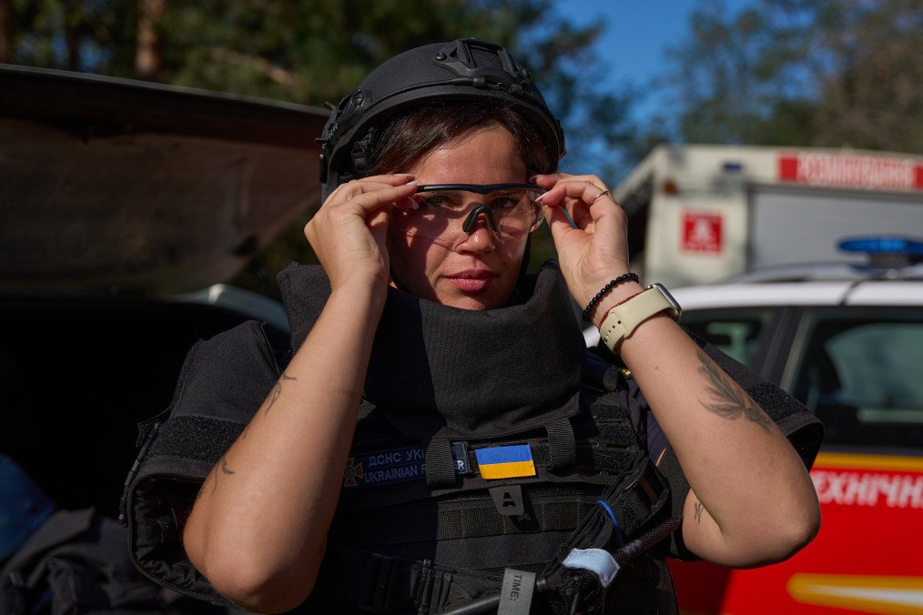 Meet One of Only Three Female Sappers in Ukraine’s State Emergency Service