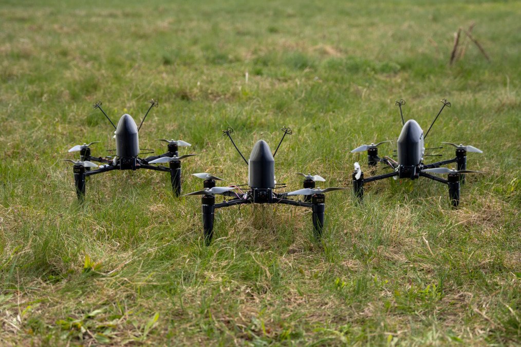 Kolibri-i10 interceptor drones made by TAF Industries. Illustrative photo. (Source: Getty Images)