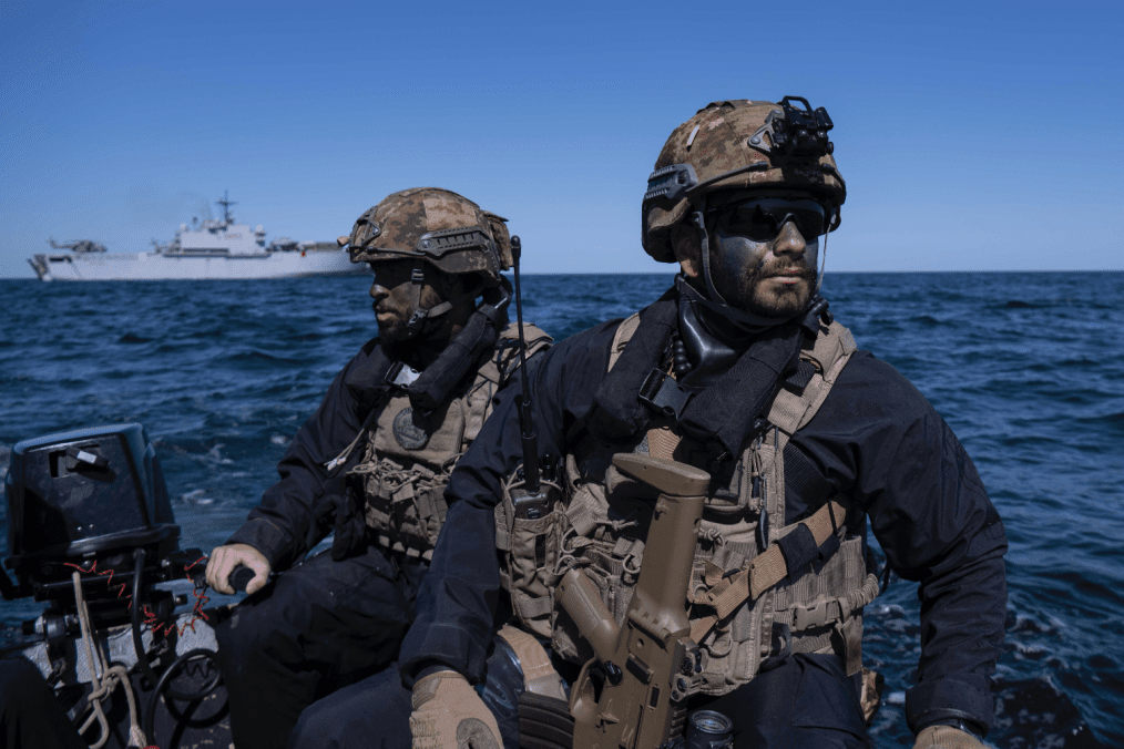 British Commandos Stage Secret Island Assault In Estonia During Baltic 