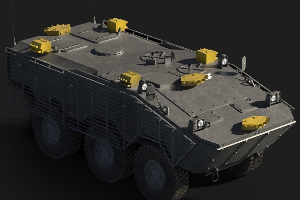 Render of the SCILT remote weapon system installed on an armored personnel carrier. (Source: Mehler Protection) Render of the SCILT remote weapon system installed on an armored personnel carrier. (Source: Mehler Protection)