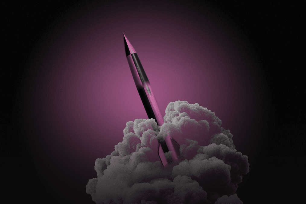 Illustration of Fire Point’s FP-7.x Freyja interceptor missile, developed as part of a European ballistic missile defense project. (Source: UNITED24 Media/Oleksandr Manukians)