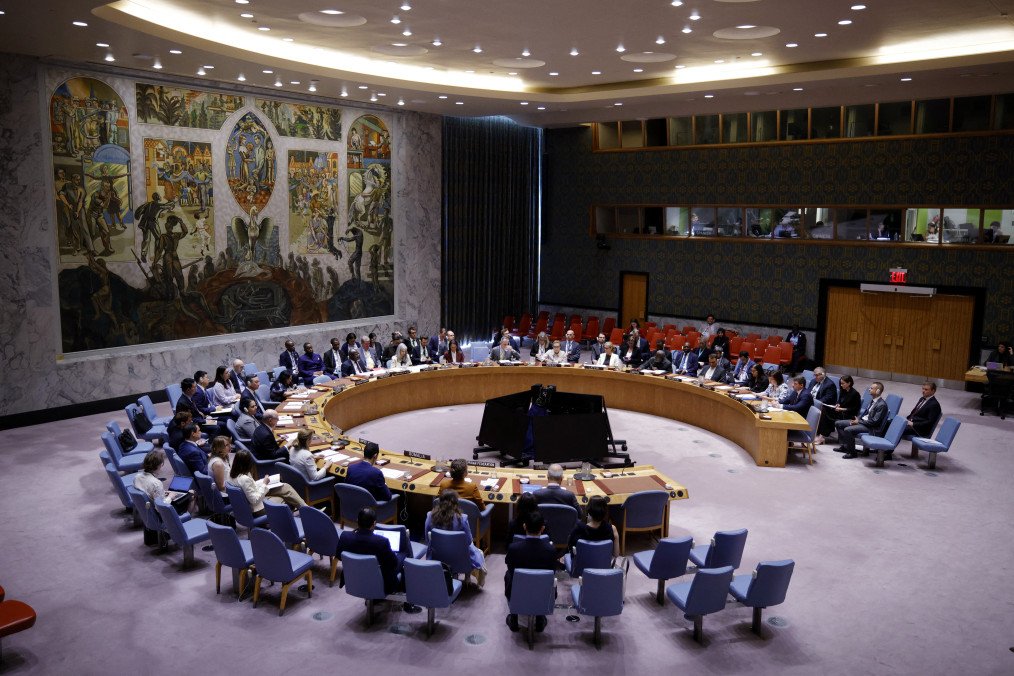 UN Security Council Holds High-Level Session on Ukrainian Detainees Held in Russia The United Nations Security Council holds an emergency meeting on the Ukraine-Russia war in New York, on July 27, 2026. (Source: Getty Images)