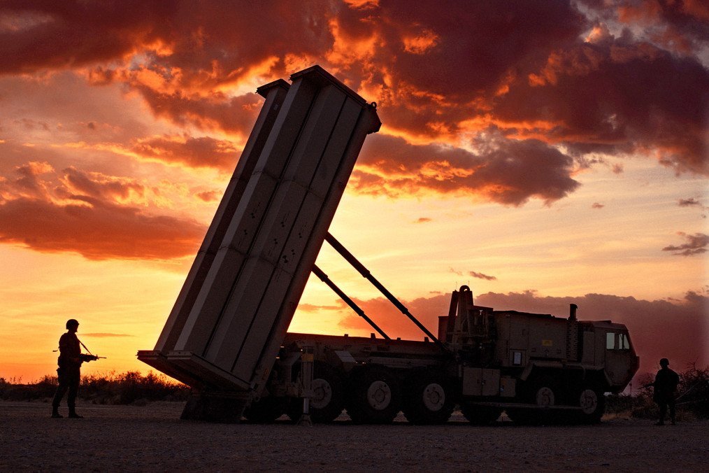 THAAD anti-missile defense system developed by Lockheed Martin, shown in a file photo during testing. (Source: Getty Images)