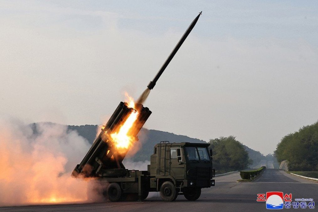 North Korean M1991 MLRS Rocket Launcher Spotted in Russian Hands for First Time, Video North Korean M1991 MLRS Rocket Launcher Spotted in Russian Hands for First Time, Video