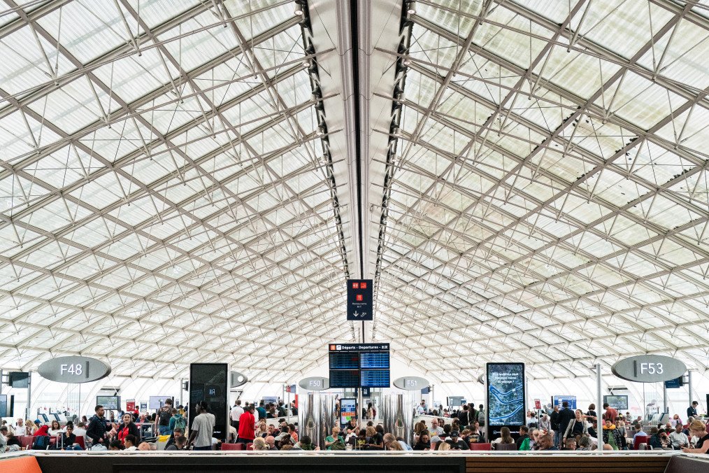 Terminal 2 at Roissy Charles de Gaulle airport, France. (Source: Getty Images)