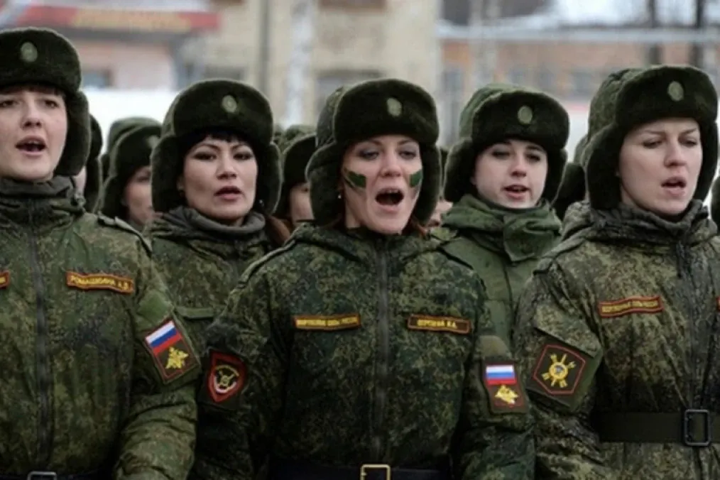 Illustrative image. Russian army servicewoman on a parade. (Photo: open source)