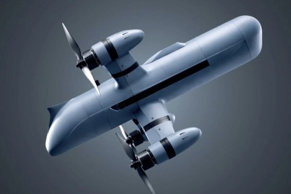 Ukraine Unveils AI-Powered UEB-1 Interceptor Drone Capable of 315 km/h Ukrainian UEB-1 interceptor drone from OSIRIS AI. (Source: Militarnyi)