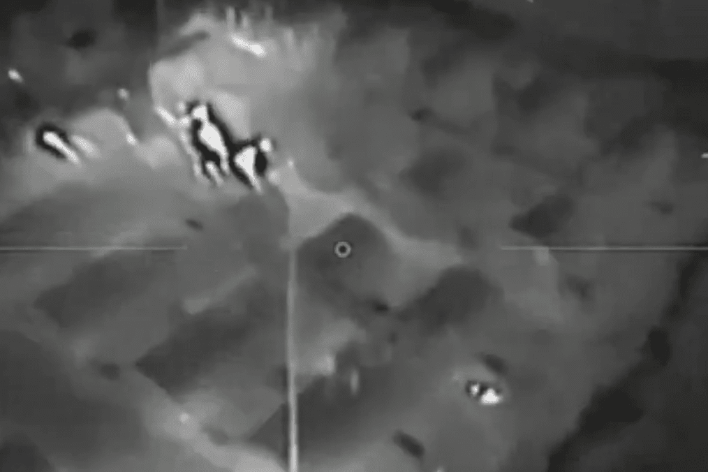 A Russian fuel storage site in Symeikyne, Luhansk region, Ukraine, moments before FP-2 drone strike, December 9, 2025. (Source: SOF) A Russian fuel storage site in Symeikyne, Luhansk region, Ukraine, moments before FP-2 drone strike, December 9, 2025. (Source: SOF)