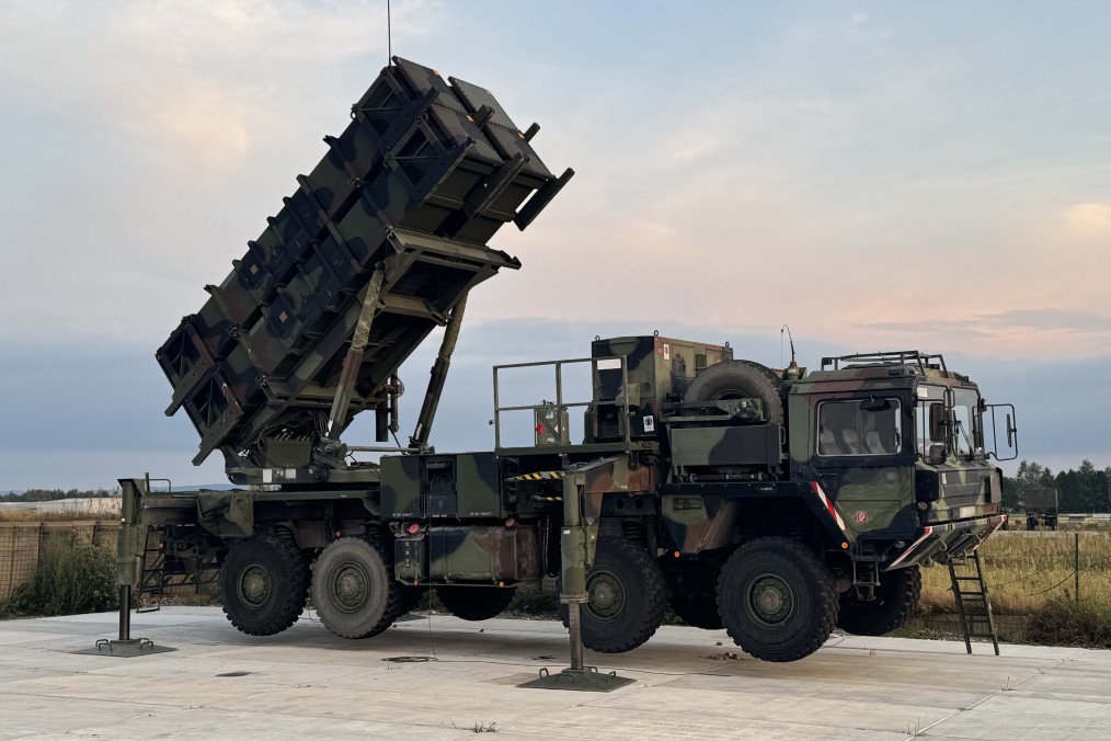 A German Bundeswehr Patriot air defense system stationed at Rzeszów Airport in Poland on September 1, 2025. (Source: Getty Images)