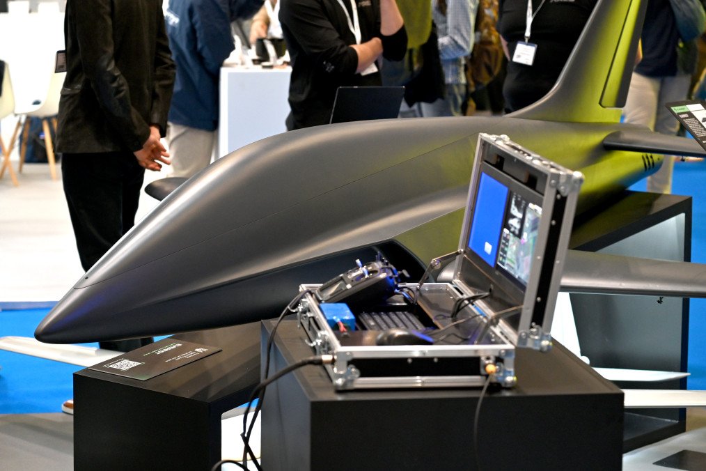 Illustrative image. An Everest multi-role interceptor drone and control centre console displayed at the Ukrainian Global Mark, Sky Defenders of Ukraine exhibition at ExCel London on September 30, 2025, in London, England. (Source: Getty Images) Illustrative image. An Everest multi-role interceptor drone and control centre console displayed at the Ukrainian Global Mark, Sky Defenders of Ukraine exhibition at ExCel London on September 30, 2025, in London, England. (Source: Getty Images)