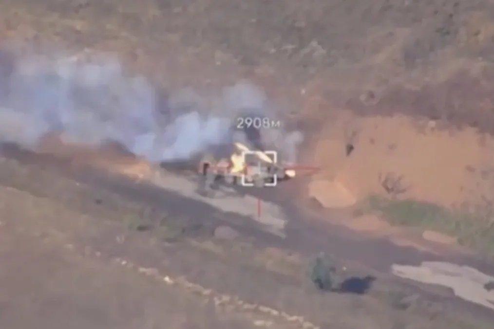 Ukrainian Forces Destroy Russian BM-27 "Uragan" with HIMARS Strike