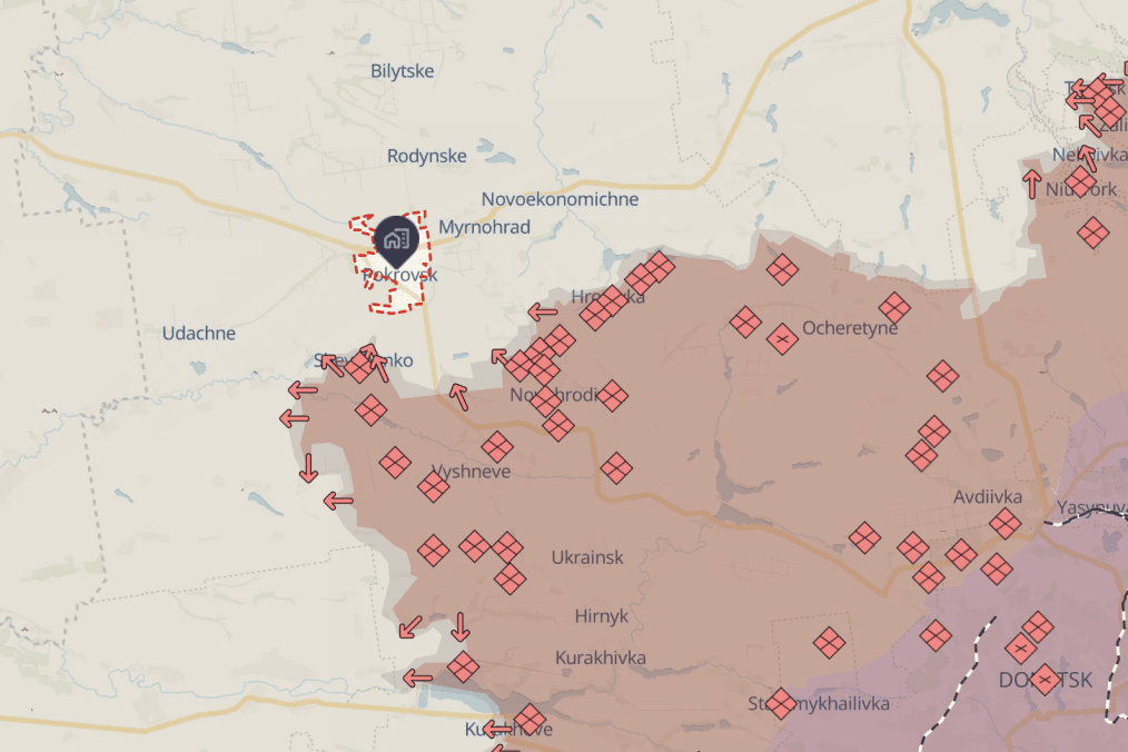 Russian Forces Capture Ukrainian Positions in Vidrodzhennia and Novotroitske, Advancing in Pokrovsk Direction