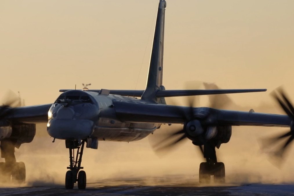 Russian Tu-95MS long-range strategic bomber. Illsutrrative photo. (Source: Getty Images) Russian Tu-95MS long-range strategic bomber. Illsutrrative photo. (Source: Getty Images)