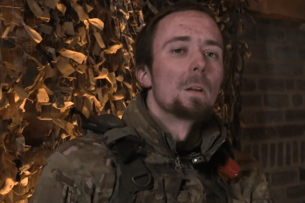 Russian soldier Danylo Sychov, captured by Ukrainian forces. (Source: Novynarnia)