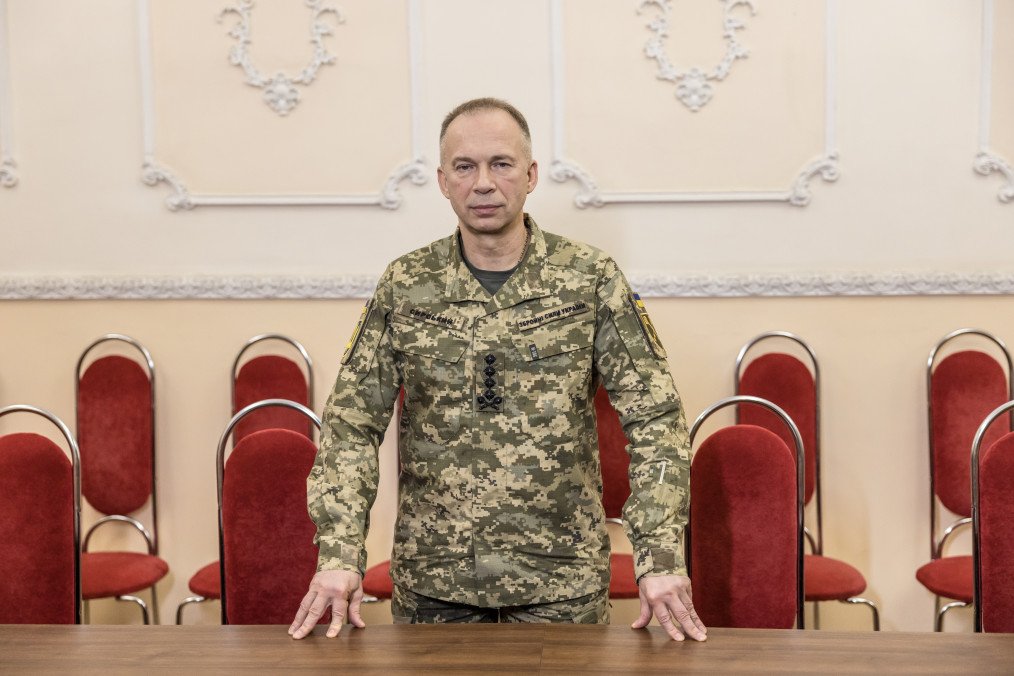Oleksandr Syrskyi, Commander-in-Chief of the Armed Forces of Ukraine, poses for a portrait in Kyiv. (Source: Getty Images)