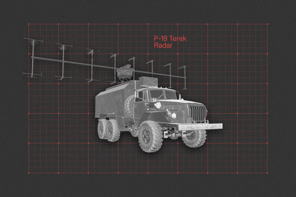 P-18 “Terek” radar station. (Source: UNITED24 Media/Oleksandr Manukians)