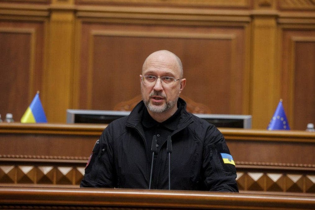 Denys Shmyhal addresses lawmakers during a plenary session of Ukraine’s Verkhovna Rada following his appointment to a new government post. (Photo: Denys Shmyhal)