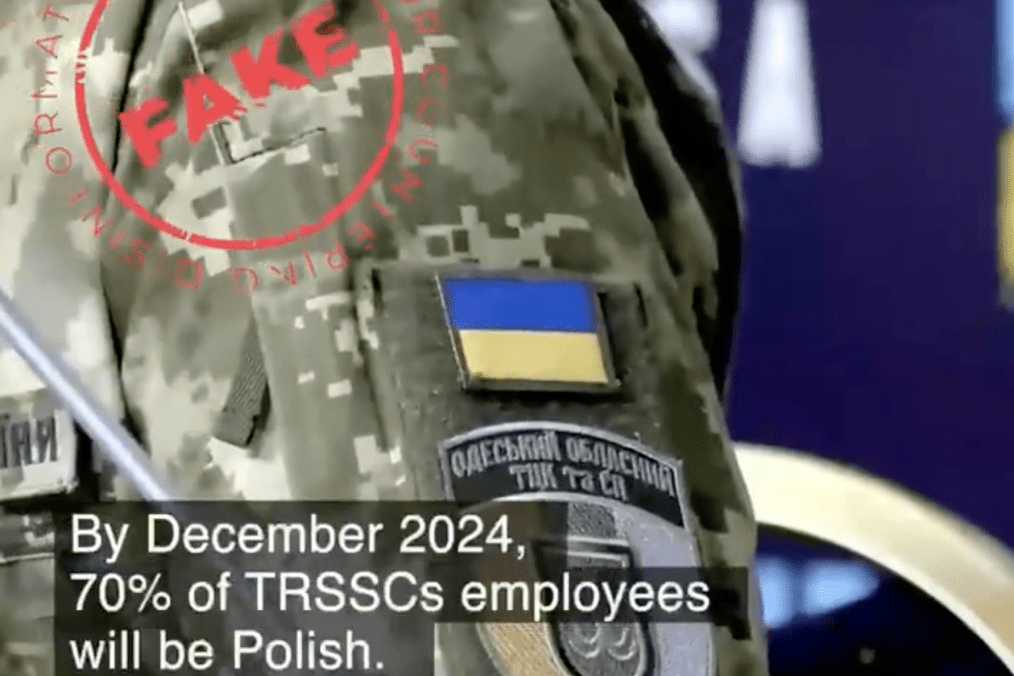 Russia Distributes Fake UNITED24 Video on Alleged Polish Military Recruitment