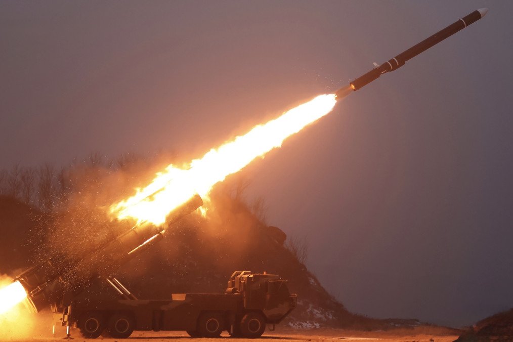 Launch of the Hwasal‑2 cruise missile in North Korea on January 30, 2024. Illustrative photo. (Source: KCNA)
