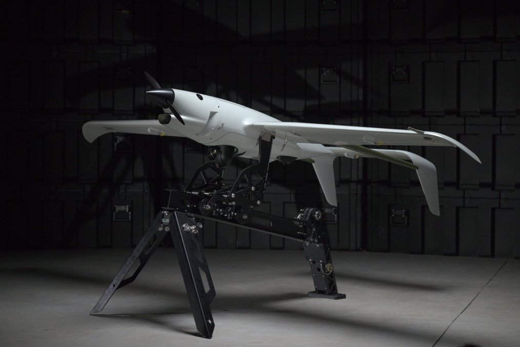 Ukrainian Raybird reconnaissance drone, upgraded with a system to detect Russian interceptor drones. (Source: Skyeton)