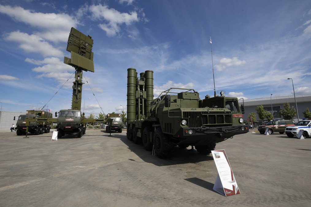 Russian S-400 air defense system is seen at ARMY-2020 International Military and Technical Forum, in Moscow, Russia on August 23, 2020. Illustrative photo. (Source: Getty Images)