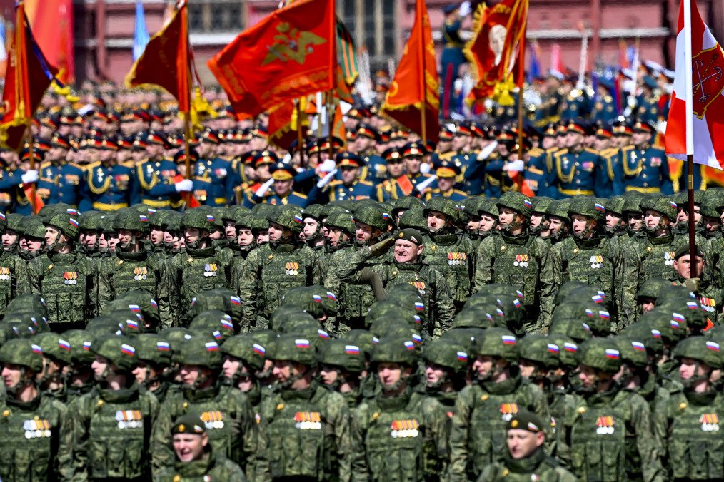 A military parade is held in the Red Square as part of the celebrations of the 80th anniversary of Victory Day, in Moscow, Russia on May 9, 2025. Illustrative photo. (Source: Getty Images)