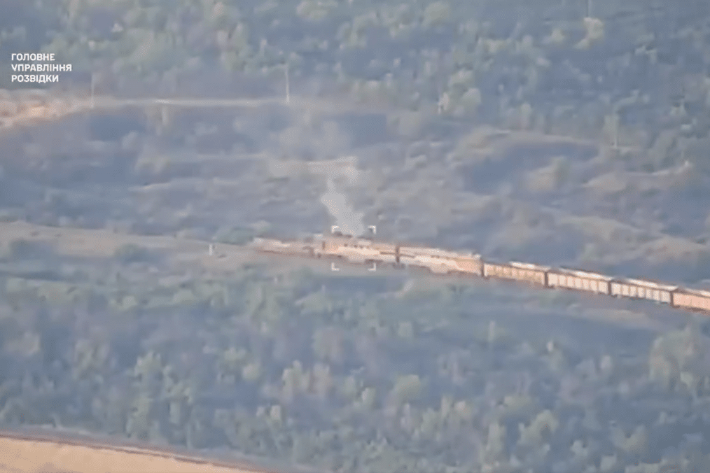 Russian Military Rail Line in Zaporizhzhia Blown Up—Twice—in Partisan Sabotage Campaign