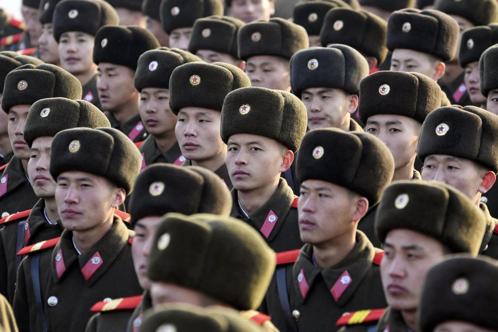 6,000 North Korean Troops Killed or Wounded Fighting for Russia, Seoul Reveals North Korean soldiers attend Mansu Hill in Pyongyang on Feb. 16, 2019, celebrating the birthday of the late leader Kim Jong Il, the father of current leader Kim Jong Un. Illustrative image. (Photo: Getty Images)