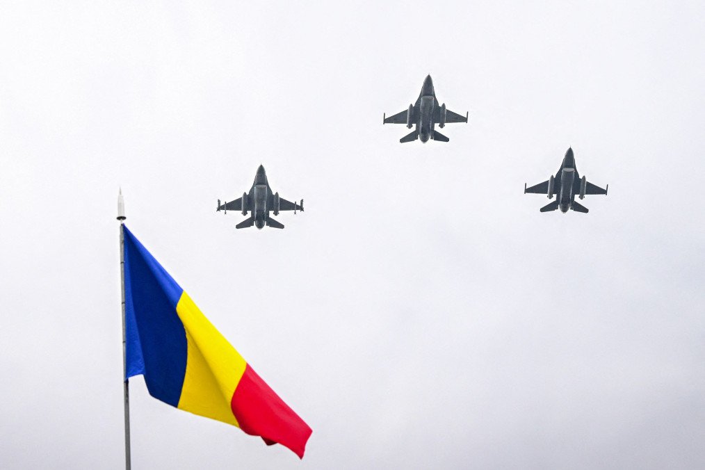 Romania Scrambles F-16s In Response to Russian Drone Strikes on Danube Region