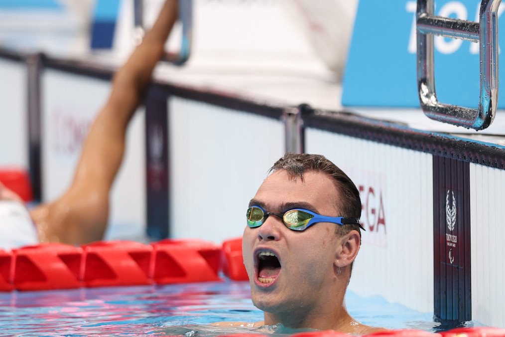 Ukraine's First 2024 Paralympic Medal, Anton Kol Wins Silver in 100m Backstroke