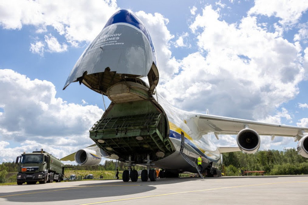 Ukrainian Antonov An-124 Ruslan unloads cargo supporting NATO’s Vigorous Warrior 26 medical exercise in Estonia, June 2026. (Source: NATO Rapid Deployable Corps Italy) Ukrainian Antonov An-124 Ruslan unloads cargo supporting NATO’s Vigorous Warrior 26 medical exercise in Estonia, June 2026. (Source: NATO Rapid Deployable Corps Italy)