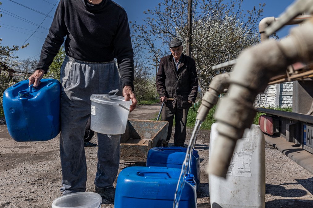 260,000 People in Northern Donetsk Left Without Water After Russian Shelling