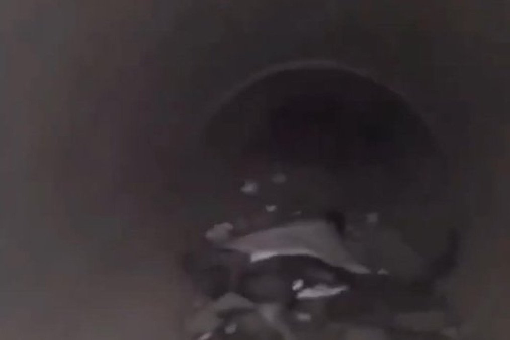 Illustrative photo of the interior of a pipeline used by Russian troops for infiltration operations. (Photo: Open source) Illustrative photo of the interior of a pipeline used by Russian troops for infiltration operations. (Photo: Open source)