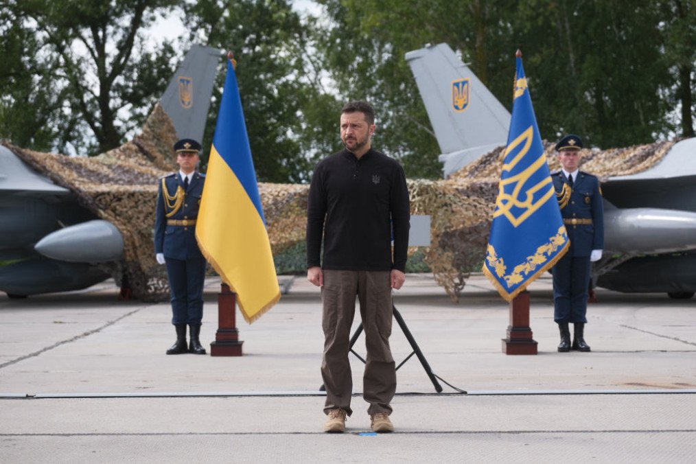 Zelenskyy Calls for NATO Coalition to Intercept Russian Missiles Over Ukraine