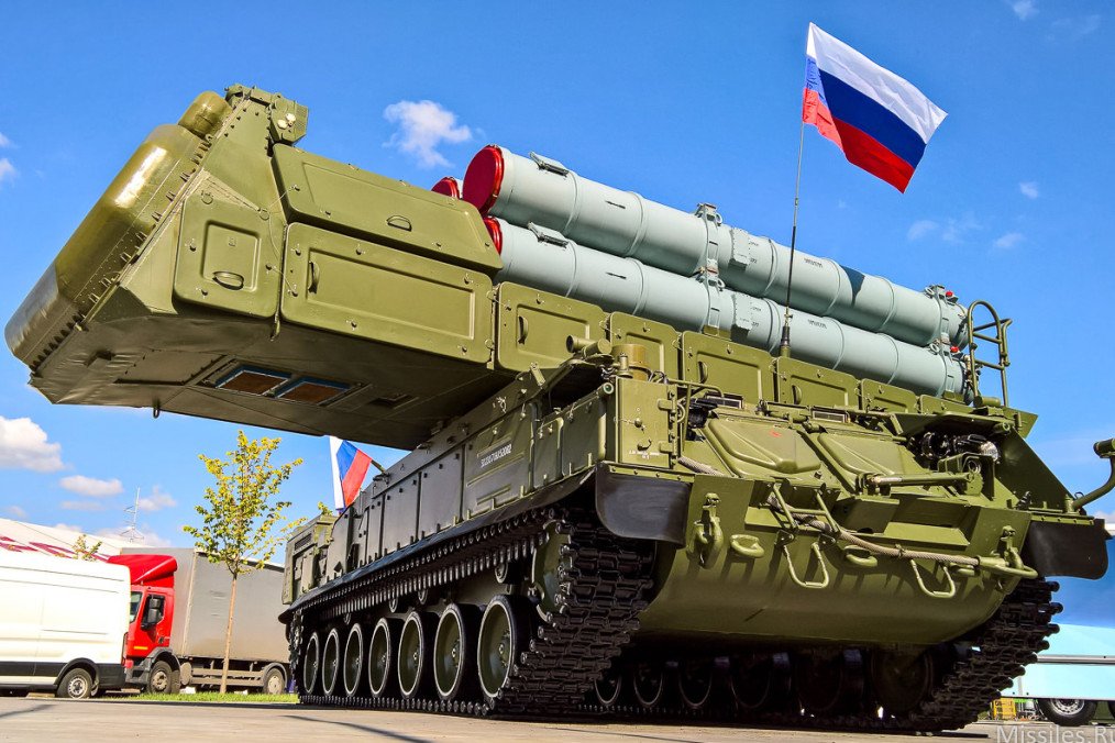 Russian Buk-M3 air defense system during a military exhibition. (Photo: open source)