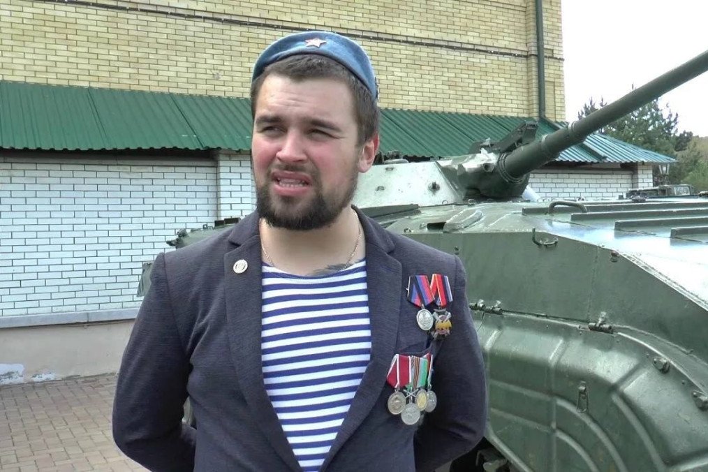 Russian pro-war military blogger Egor Guzenko, known as “Thirteenth,” stands in front of a military armored vehicle. (Source: Social Media) Russian pro-war military blogger Egor Guzenko, known as “Thirteenth,” stands in front of a military armored vehicle. (Source: Social Media)