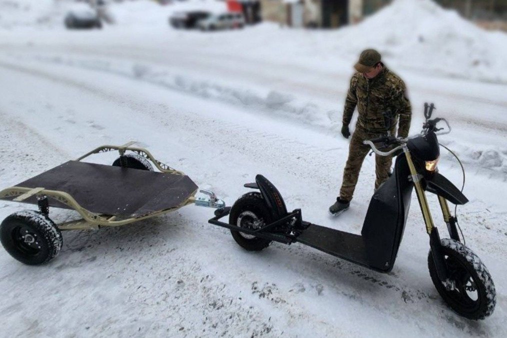 Russian Izh-ScootWay electric scooter, 2026. (Source: Russian media)