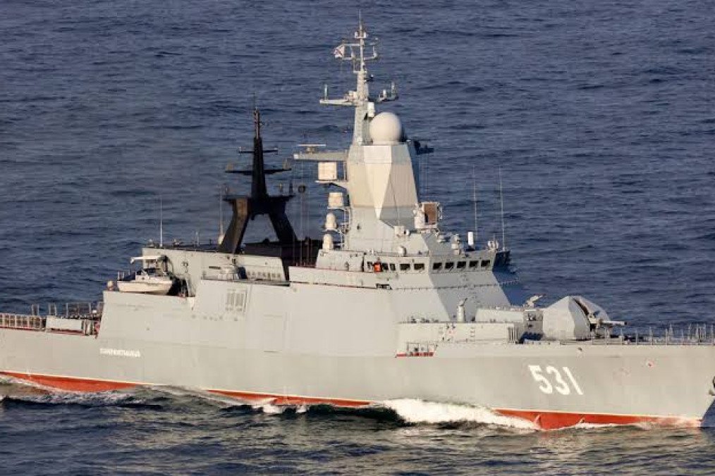 Russian Steregushchiy-class corvette Soobrazitelny (hull number 531). (Source: Russian Ministry of Defense) Russian Steregushchiy-class corvette Soobrazitelny (hull number 531). (Source: Russian Ministry of Defense)