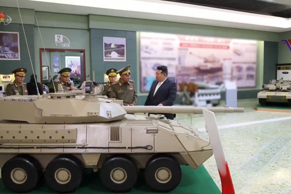 Kim Jong Un Unveils Stryker Clone: North Korea Rolls Out US-Style Wheeled Tank