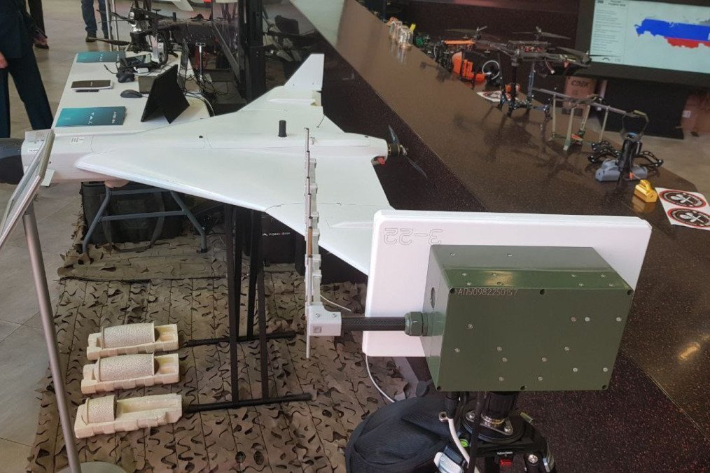 The Russian-made "Klin" loitering munition. (Source: Soniashnyk)