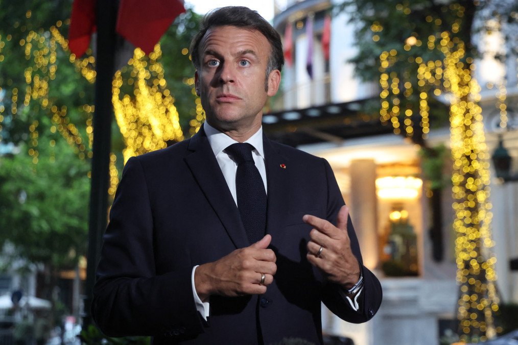 Macron to Trump: Turn Anger at Putin Into Real Action Against Russia Macron to Trump: Turn Anger at Putin Into Real Action Against Russia