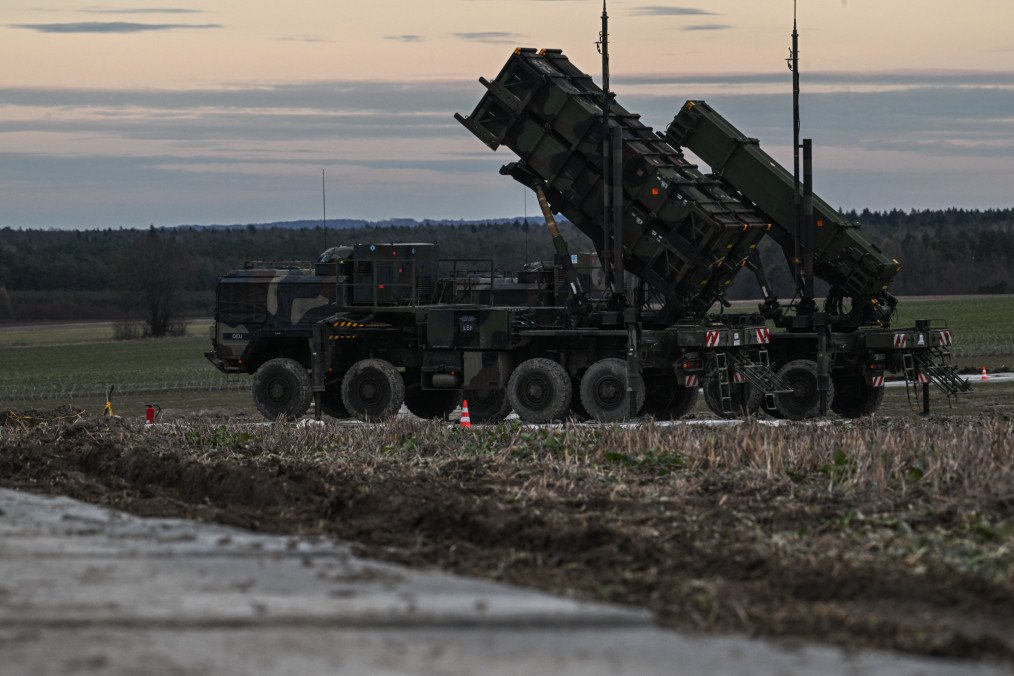 Ukraine Reveals Patriot Missile Shortage to CNN as Launchers Sit Empty Patriot launchers modules mounted on M983 HEMTT part of the US made MIM-104 Patriot surface-to-air missile (SAM) system. (Source: Getty Images)