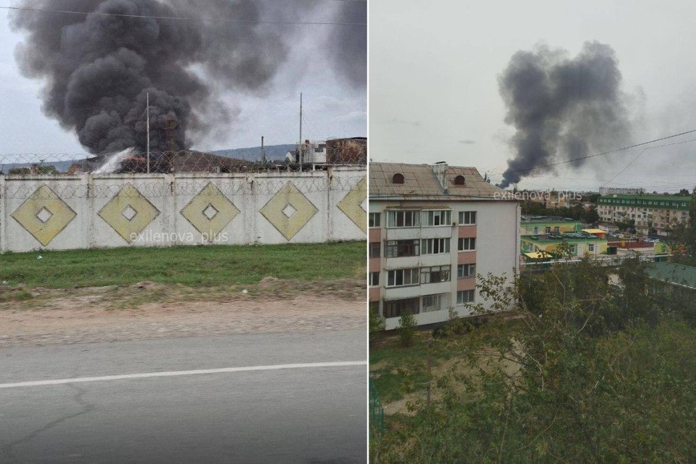 Explosions Rock Strategic Oil Facility in Occupied Crimea Amid Drone Threat Explosions Rock Strategic Oil Facility in Occupied Crimea Amid Drone Threat