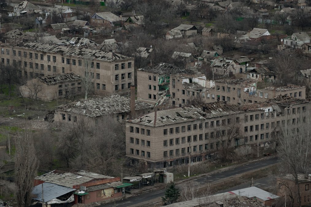 Aerial view of war-damaged Kostiantynivka in Ukraine’s Donetsk region amid ongoing Russian attacks, December 2025. (Source: Getty Images) Aerial view of war-damaged Kostiantynivka in Ukraine’s Donetsk region amid ongoing Russian attacks, December 2025. (Source: Getty Images)