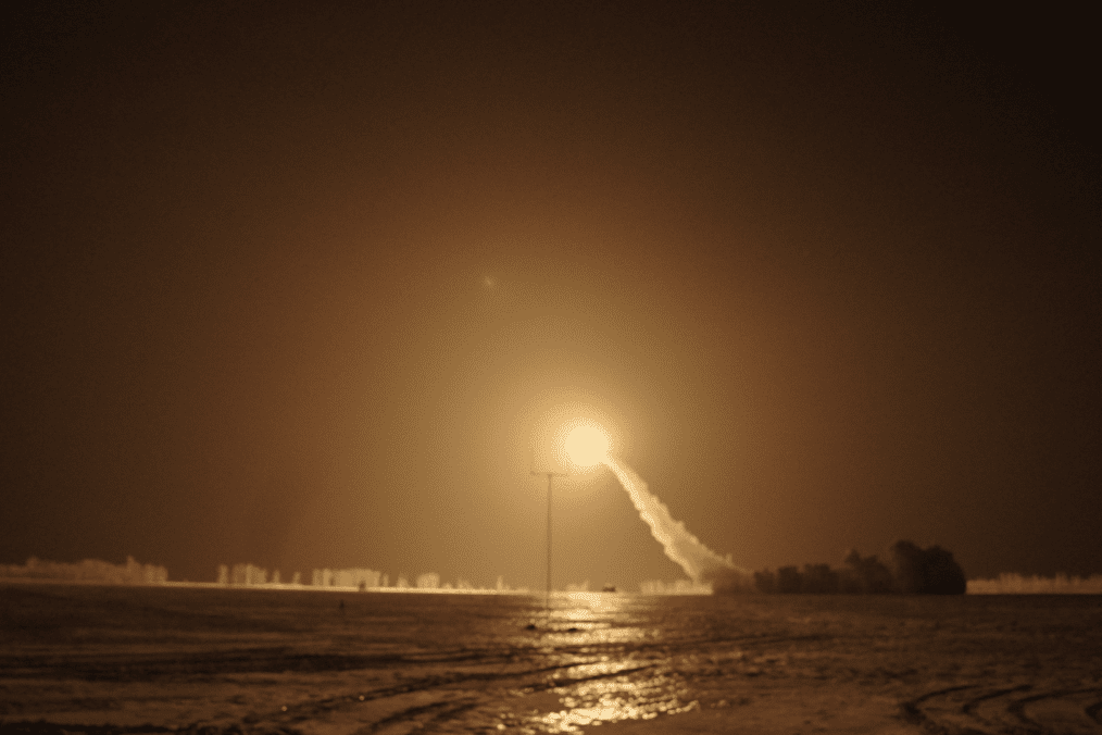 The launch of the FP-5 Flamingo missile. (Photo: UNITED24 Media)