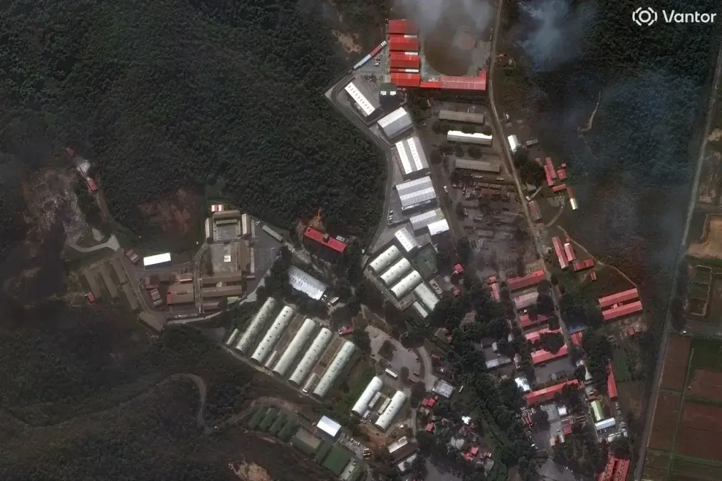 Aftermath of January 3 US Strikes on Caracas. (Source: Vantor via Business Insider, 2026) Aftermath of January 3 US Strikes on Caracas. (Source: Vantor via Business Insider, 2026)