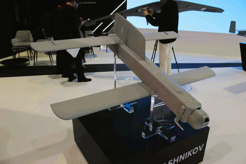 KUB-2-2E drone on display at UMEX 2026. (Photo: Army Recognition)