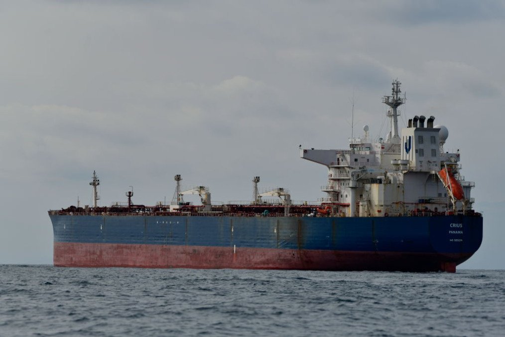 The vessel CRIUS, before receiving a cargo of oil, on March 5, 2023, in Ceuta, Spain. Illustrative image. (Source: Getty Images) The vessel CRIUS, before receiving a cargo of oil, on March 5, 2023, in Ceuta, Spain. Illustrative image. (Source: Getty Images)